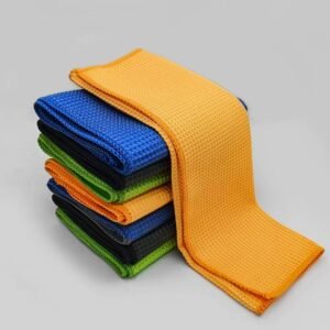 Waffle-Weave Towels — 300GSM