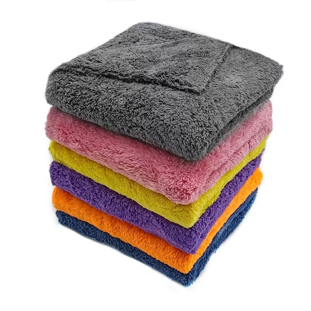 Coral fleece microfiber towels