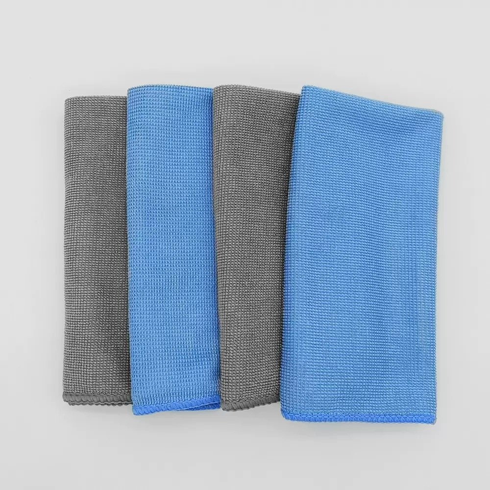Coating and pearl-weave microfiber towels