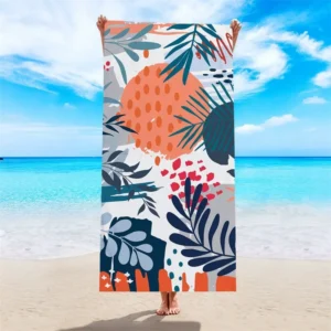 Patterned beach towel