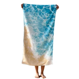 Printed beach towel