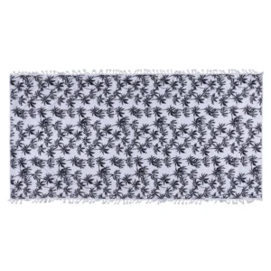 Fringed travel towel